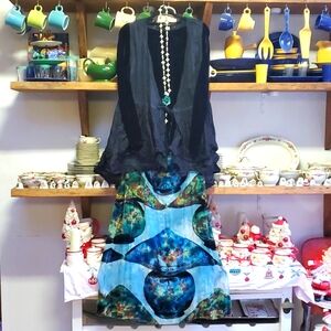 Citron Velvet Burn Out Skirt"Citron Santa Monica Collection"Like New"